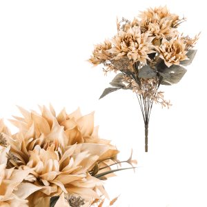Dahlia műcsokor narancs
