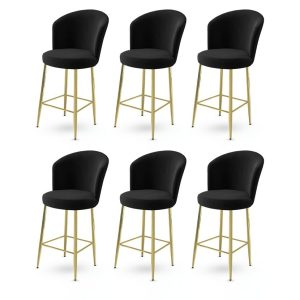 Fora Black and Gold bárszék szett