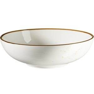 Mäser Bowl Pintar Fehér barna pöttyök 22 cm
