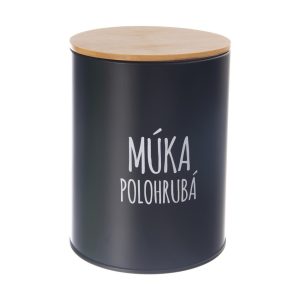 Orion BLACK fémdoboz félig durva liszthez