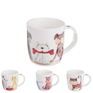 Orion Kutyusok és cicusok porcelánbögre szett 0