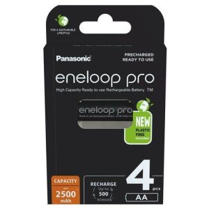 Panasonic BK-3HCDE/4BE 2500mAh Ni-MH Eneloop PROAA akkumulátor készlet