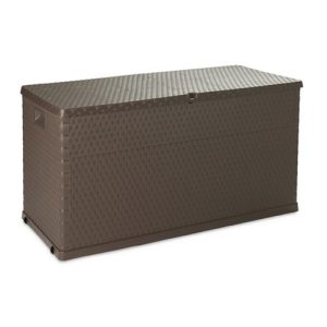 Rattan kerti tároló doboz