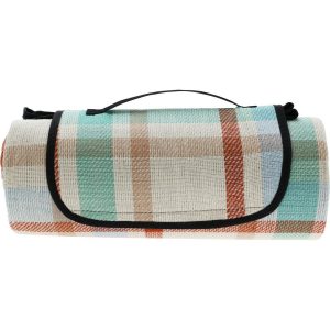 Redcliffs Kocka piknik takaró zöld-narancssárga