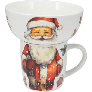 Santa reggeliző szett