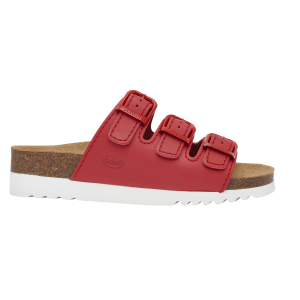 Scholl Rio Wedge AD papucs piros