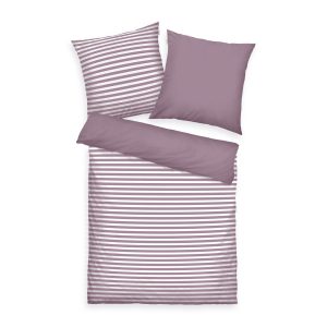 Tom Tailor Cozy Mauve & Crisp White pamut ágyneműhuzat