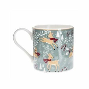 Winter Forest karácsonyi porcelán bögre